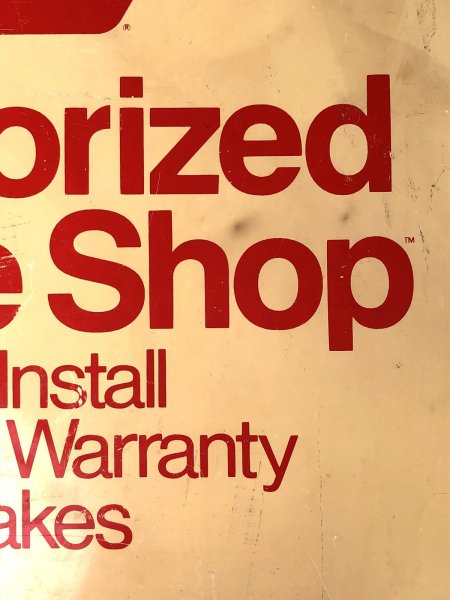 画像4: Vintage NAPA Authorized Brake Shop Double Sided Sign (A506)   (4)