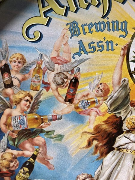 画像4: Vintage Anheuser-Busch Beer Metal Tray (A510) (4)
