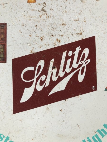 画像2: 60s Vintage Schlitz Beer Metal Tray (A512) (2)