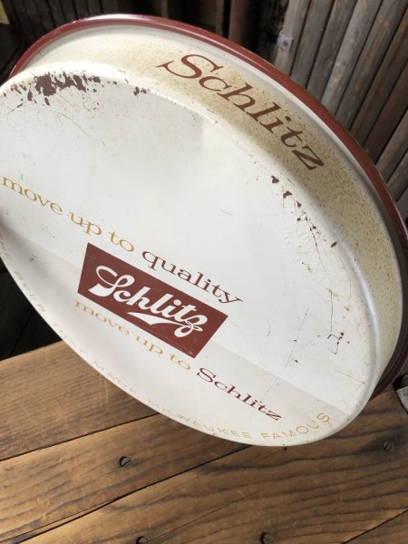 画像6: 50s Vintage Schlitz Beer Metal Tray (A513) (6)