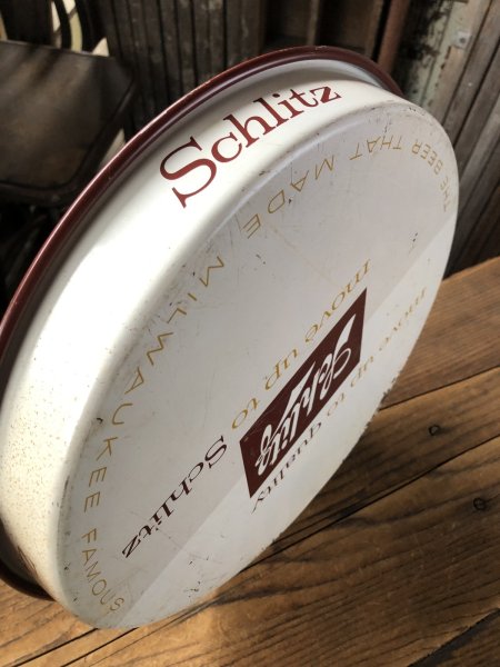 画像5: 50s Vintage Schlitz Beer Metal Tray (A513) (5)