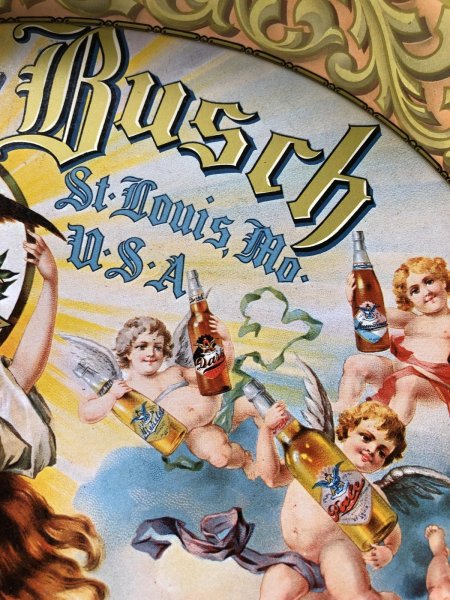 画像5: Vintage Anheuser-Busch Beer Metal Tray (A510) (5)