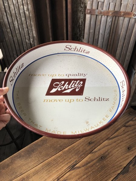 画像4: 50s Vintage Schlitz Beer Metal Tray (A513) (4)