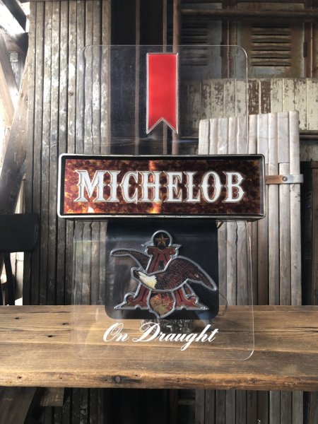 画像1: 70s Vintage Advertising Michelob Beer Store Display Light Sign (A516)  (1)