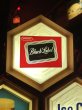画像18: 60s Vintage CARLING Black Label Beer Ice Cold Counter Top Store Display Light Sign (A517)  (18)