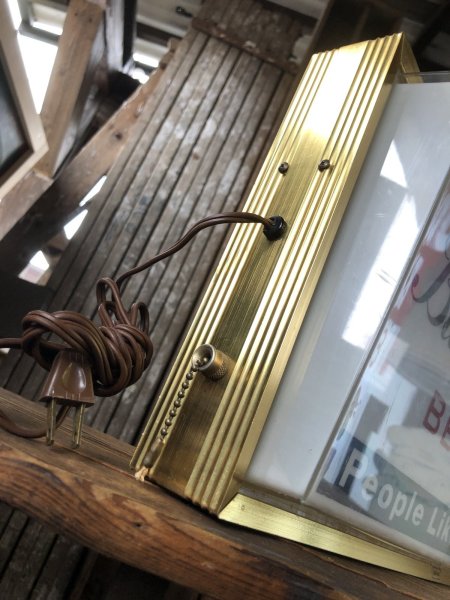 画像10: 60s Vintage CARLING Black Label Beer People Like It! Store Display Light Sign (A518)  (10)