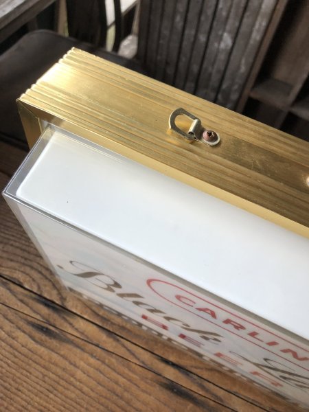 画像6: 60s Vintage CARLING Black Label Beer People Like It! Store Display Light Sign (A518)  (6)
