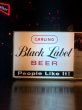 画像28: 60s Vintage CARLING Black Label Beer People Like It! Store Display Light Sign (A518)  (28)