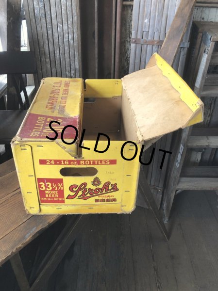 画像5:  Vintage Advertising STROH Brewery Bohemian Beer Waxboard Boxe Case Crate (A519) (A513) (5)