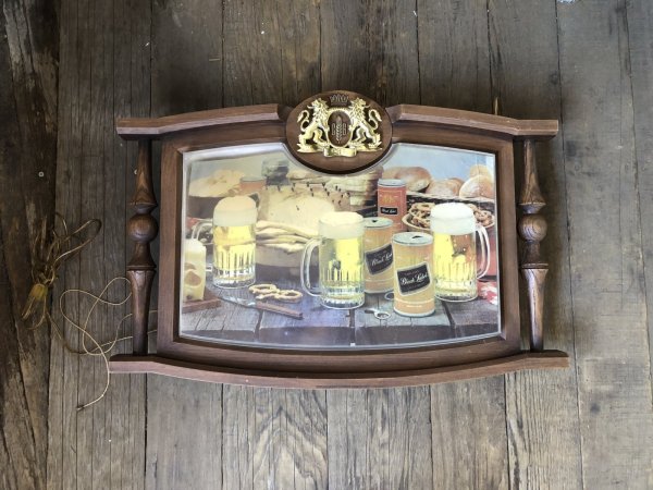 画像2: 70s Vintage CARLING Black Label Beer Store Display Light Up Wall Sign (A519)  (2)