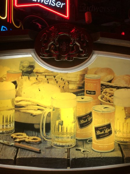 画像30: 70s Vintage CARLING Black Label Beer Store Display Light Up Wall Sign (A519)  (30)