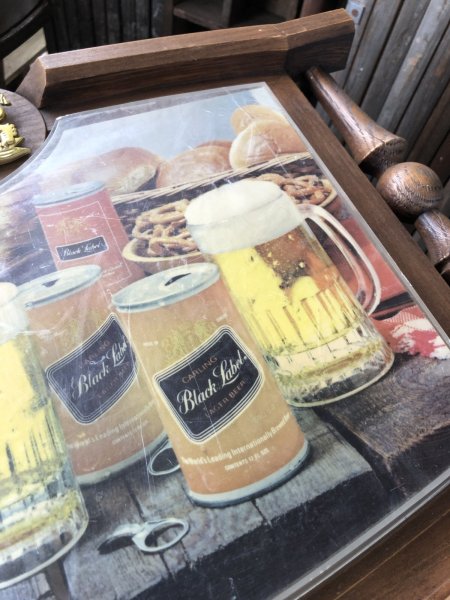 画像20: 70s Vintage CARLING Black Label Beer Store Display Light Up Wall Sign (A519)  (20)