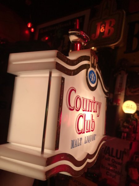 画像21: 70s Vintage Advertising XXX Country Club Malt Liquor Beer Lighted Store Display Sign (A520)  (21)