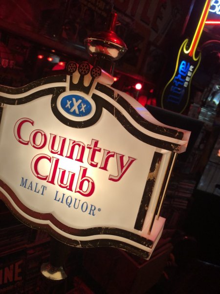 画像22: 70s Vintage Advertising XXX Country Club Malt Liquor Beer Lighted Store Display Sign (A520)  (22)