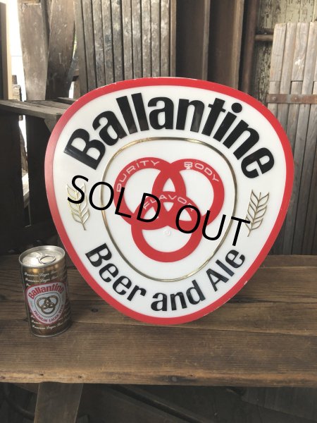 画像2: 60s Vintage BALLANTINE Beer and Ale Lighted Sign (A521)  (2)