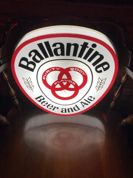 画像16: 60s Vintage BALLANTINE Beer and Ale Lighted Sign (A521)  (16)