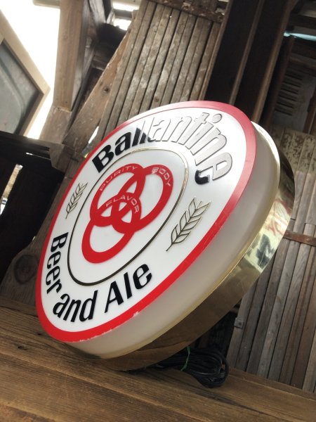 画像4: 60s Vintage BALLANTINE Beer and Ale Lighted Sign (A521)  (4)