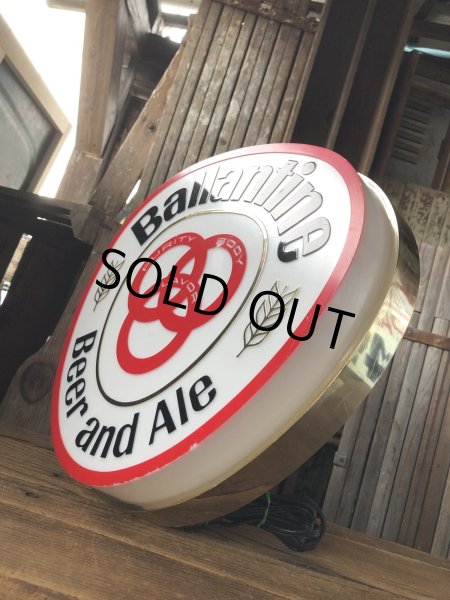 画像4: 60s Vintage BALLANTINE Beer and Ale Lighted Sign (A521)  (4)