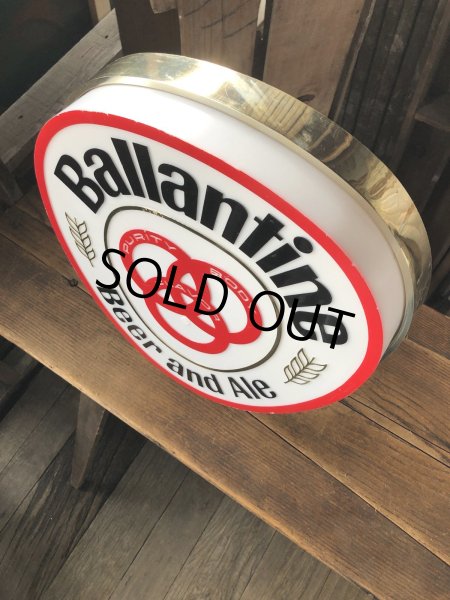 画像3: 60s Vintage BALLANTINE Beer and Ale Lighted Sign (A521)  (3)
