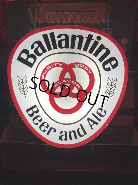 画像24: 60s Vintage BALLANTINE Beer and Ale Lighted Sign (A521)  (24)