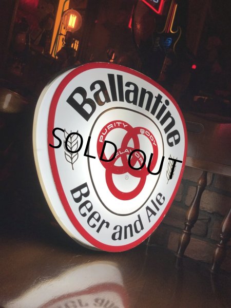 画像17: 60s Vintage BALLANTINE Beer and Ale Lighted Sign (A521)  (17)