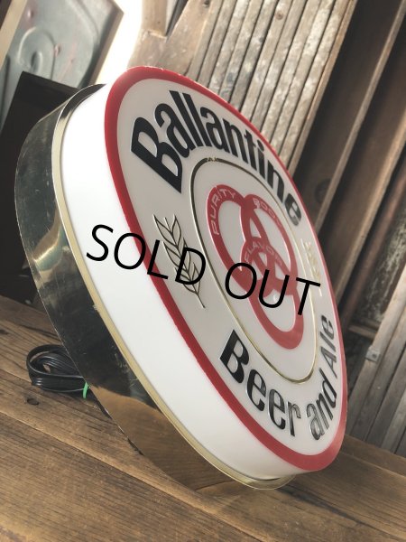 画像8: 60s Vintage BALLANTINE Beer and Ale Lighted Sign (A521)  (8)