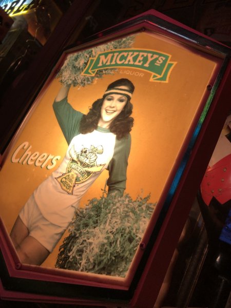 画像16: 80s Vintage Mickeys Fine Malt Liquor Lighted Beer Store Display Sign Cheers (A522)  (16)