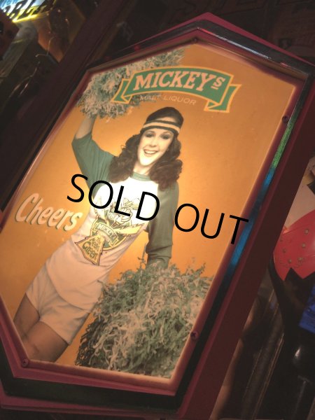 画像16: 80s Vintage Mickeys Fine Malt Liquor Lighted Beer Store Display Sign Cheers (A522)  (16)
