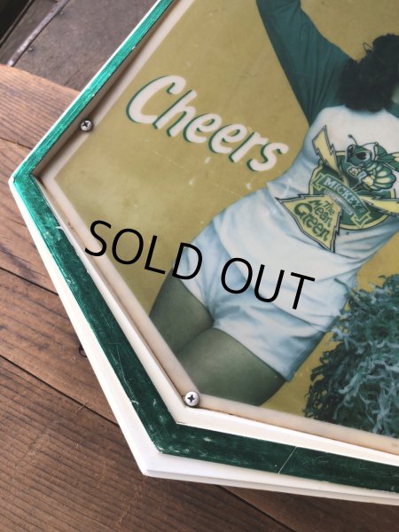 画像10: 80s Vintage Mickeys Fine Malt Liquor Lighted Beer Store Display Sign Cheers (A522)  (10)