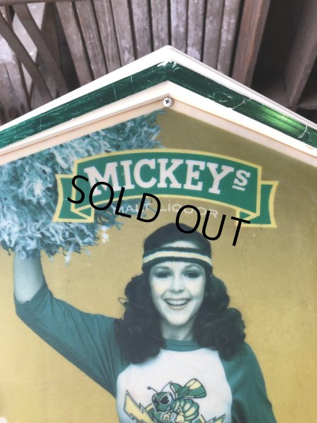 画像9: 80s Vintage Mickeys Fine Malt Liquor Lighted Beer Store Display Sign Cheers (A522)  (9)