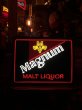 画像1: 80s Vintage Miller Brewing Co MAGNUM Malt Liquor Beer Lighted Store Display Sign (A523)  (1)