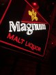 画像22: 80s Vintage Miller Brewing Co MAGNUM Malt Liquor Beer Lighted Store Display Sign (A523)  (22)