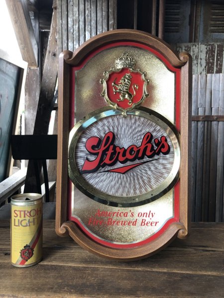 画像27: Vintage STROH Beer Advertising Lighted Motion Rotating Starburst Store Display Sign (A523)  (27)