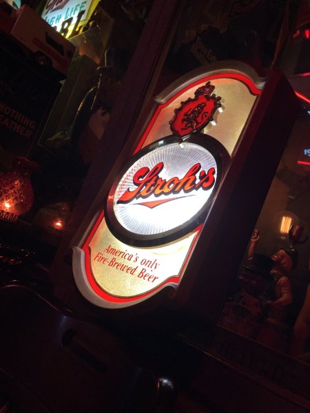 画像22: Vintage STROH Beer Advertising Lighted Motion Rotating Starburst Store Display Sign (A523)  (22)