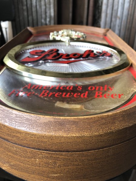 画像11: Vintage STROH Beer Advertising Lighted Motion Rotating Starburst Store Display Sign (A523)  (11)