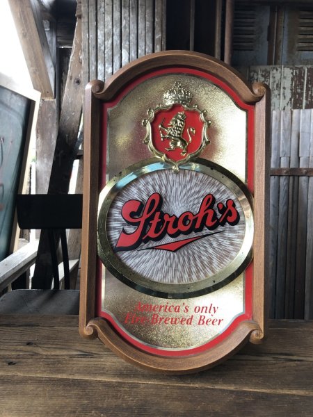 画像2: Vintage STROH Beer Advertising Lighted Motion Rotating Starburst Store Display Sign (A523)  (2)