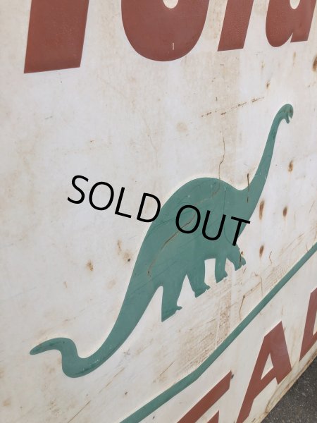 画像9: Vintage Original Sinclair Gasoline A HEAD Dino Huge Road Sign HTF! (A532) (9)