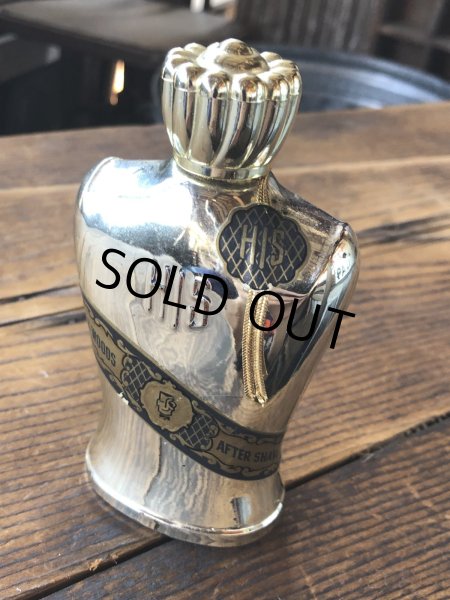 画像2: 40s Vintage Advertising HIS Men's After Shave Lotion Bottle Rare Gold Ver (A529) (2)