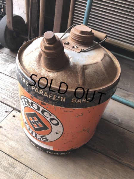 画像2: Vintage TROCO 5 Gallon Oil Can (A531) (2)