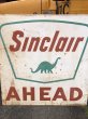画像4: Vintage Original Sinclair Gasoline A HEAD Dino Huge Road Sign HTF! (A532) (4)