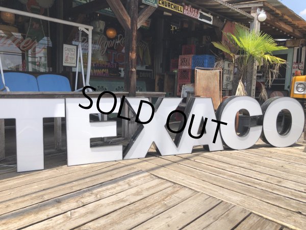 画像19: Vintage Original Texaco SS Lighted Letter Store Display Sign Huge!! (A533) (19)