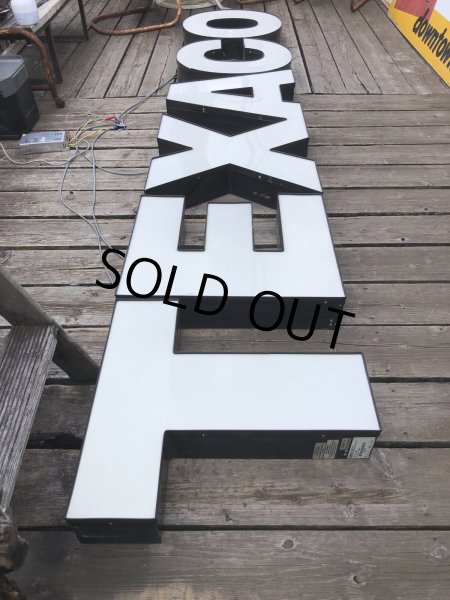 画像4: Vintage Original Texaco SS Lighted Letter Store Display Sign Huge!! (A533) (4)