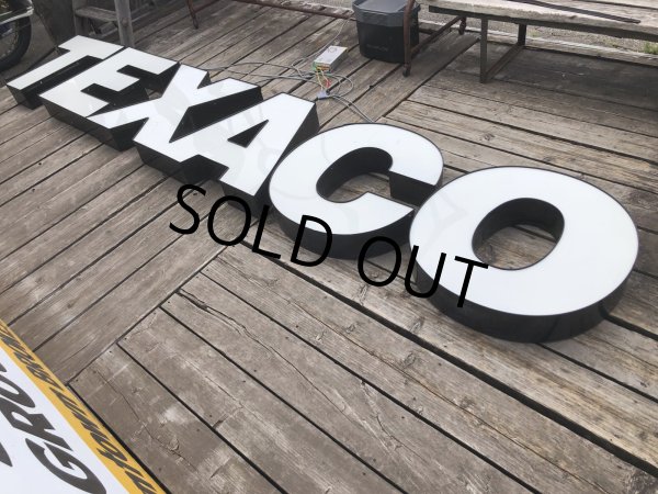 画像2: Vintage Original Texaco SS Lighted Letter Store Display Sign Huge!! (A533) (2)