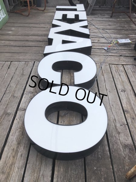 画像3: Vintage Original Texaco SS Lighted Letter Store Display Sign Huge!! (A533) (3)