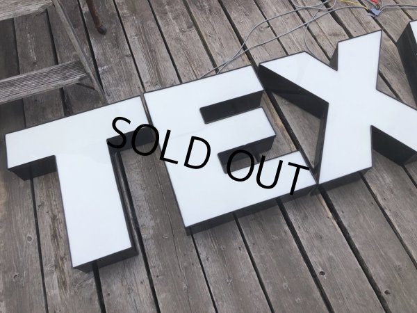 画像12: Vintage Original Texaco SS Lighted Letter Store Display Sign Huge!! (A533) (12)