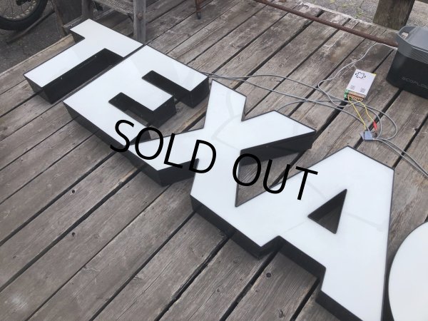 画像13: Vintage Original Texaco SS Lighted Letter Store Display Sign Huge!! (A533) (13)
