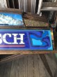 画像12: 80s Advertising Anheuser-Busch BUSCH Beer Billiard Pool Table Light Head for the Mountains (A535) (12)