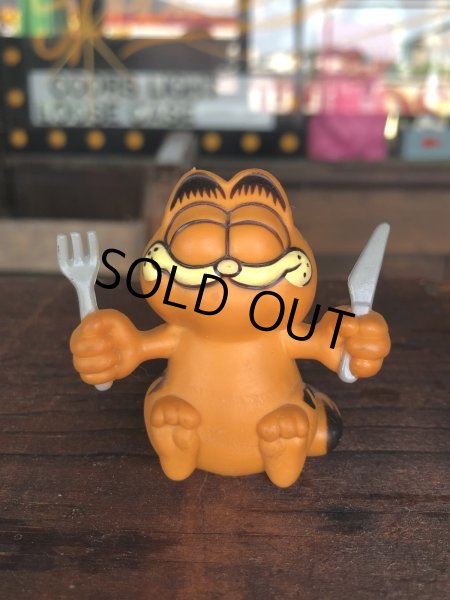 画像1: 80s Vintage Garfield PVC Figure (A549)   (1)