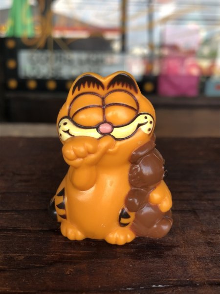 画像1: 80s Vintage Garfield PVC Figure (A550)   (1)