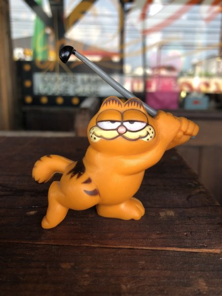 画像1: 80s Vintage Garfield PVC Figure (A560)   (1)